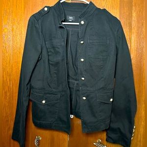 Mossimo Black stretch Military Jacket